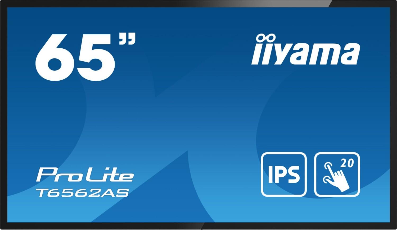 iiyama PROLITE T6562AS-B1 interaktiv Signage Display 164 cm (64,5 Zoll)