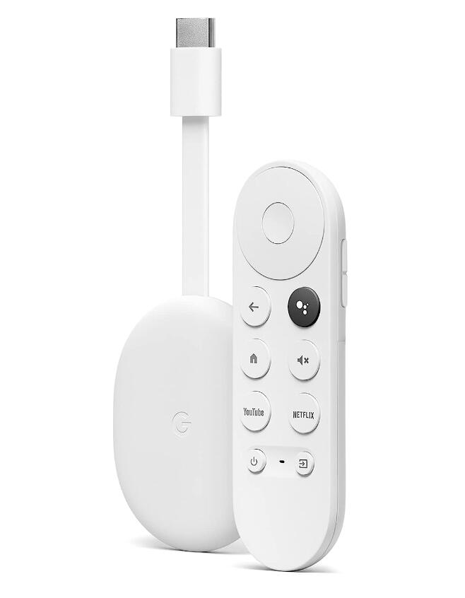 Google Chromecast mit Google TV, weiß (HDR)