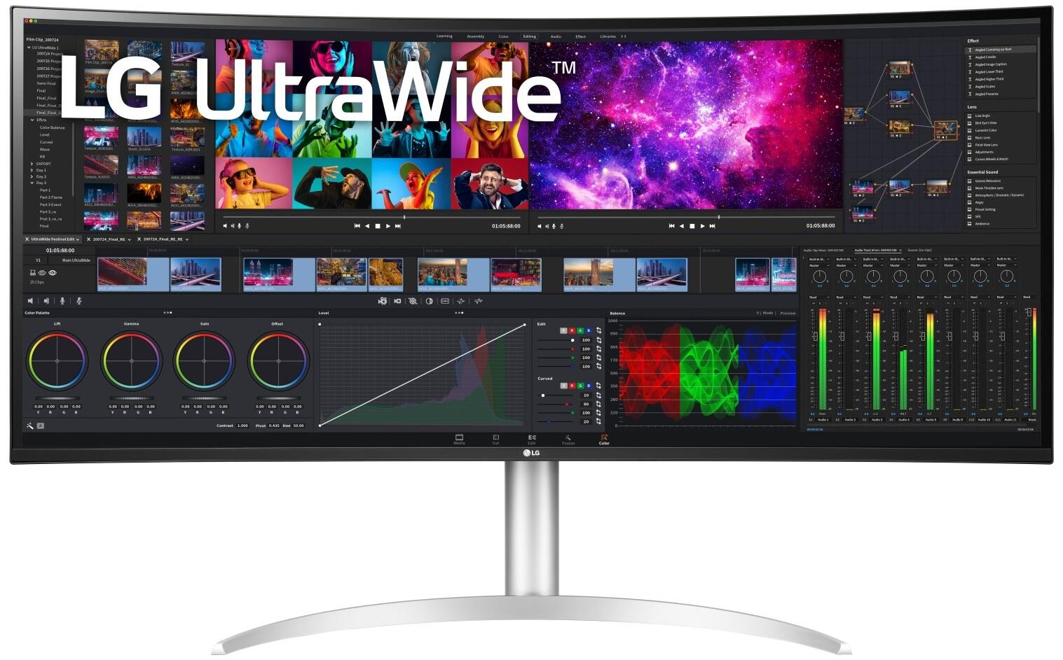 LG 40WP95XP-W UltraWide Curved Monitor 100,86cm (39,7')