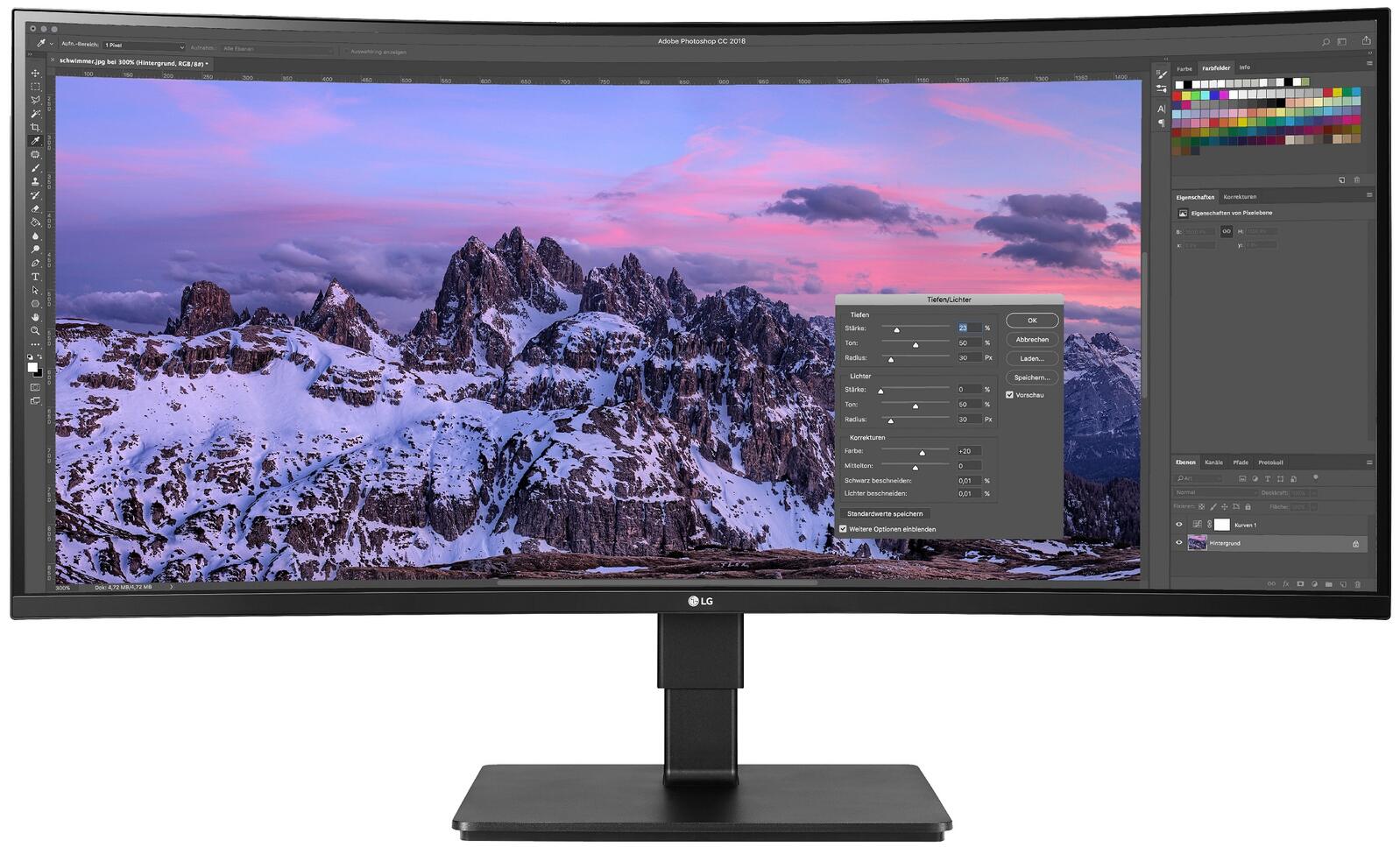 LG UltraWide 35BN77CP-B Curved Monitor 88,9cm (35 Zoll)