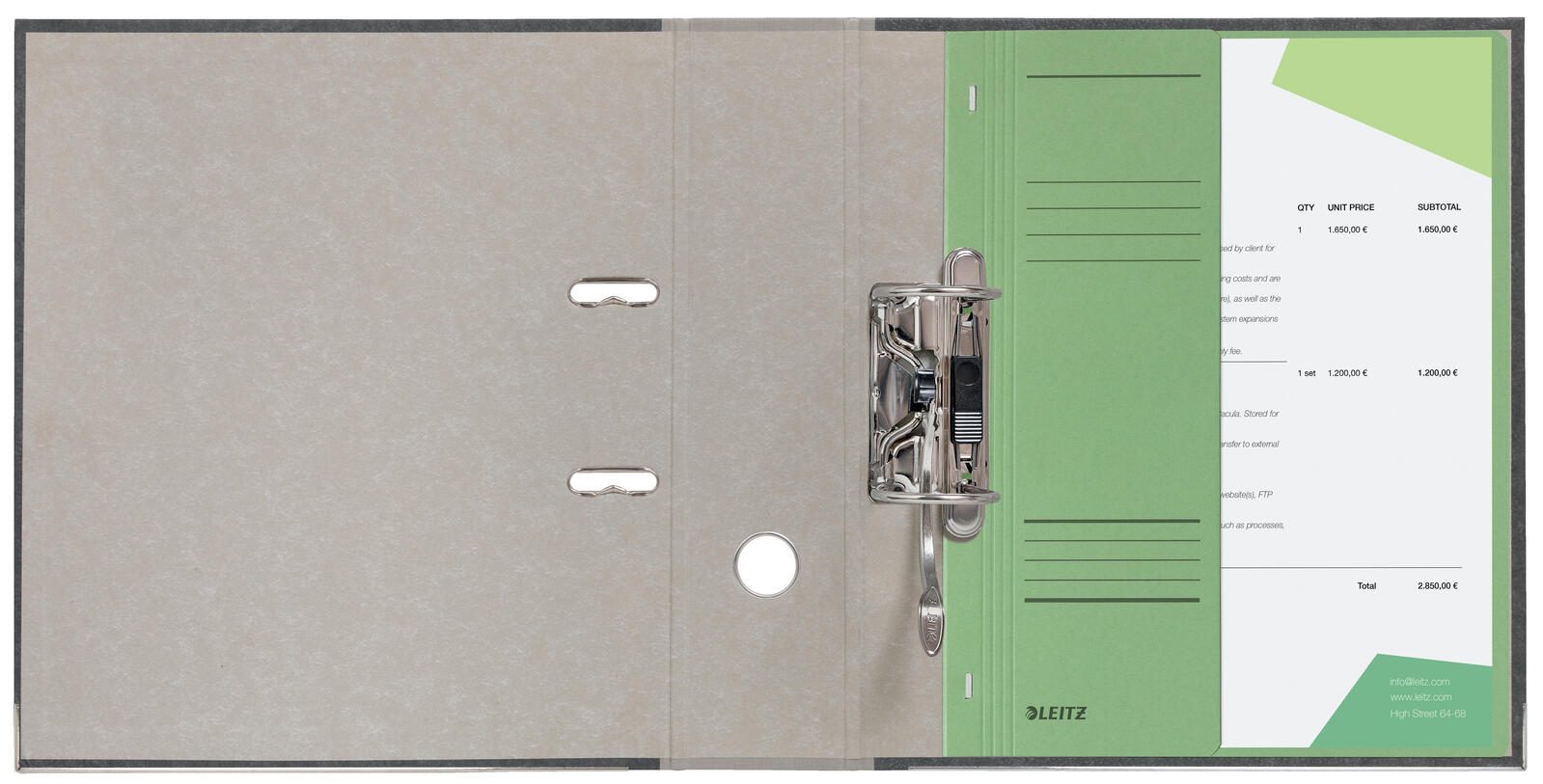 LEITZ Ösenhefter - grün