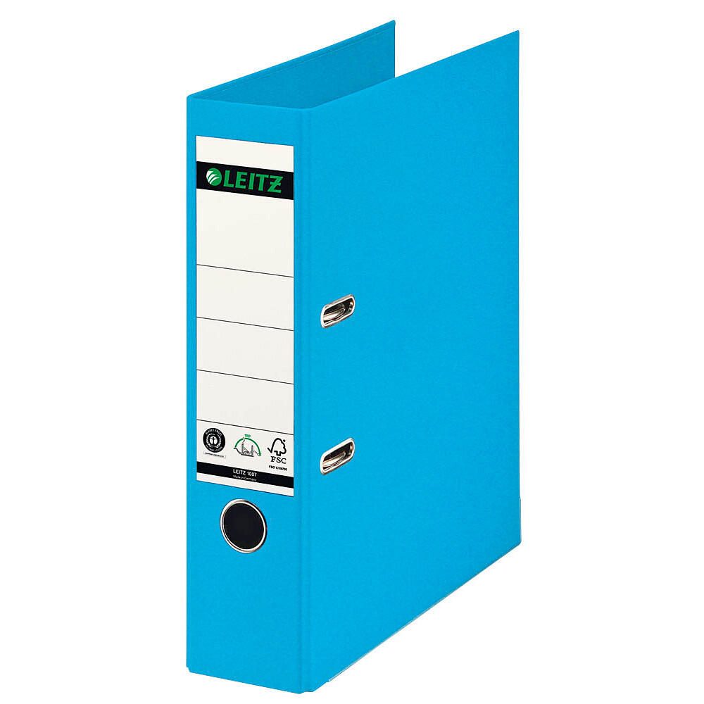 LEITZ 1007 Ordner Karton 8,0 cm DIN A4 - hellblau