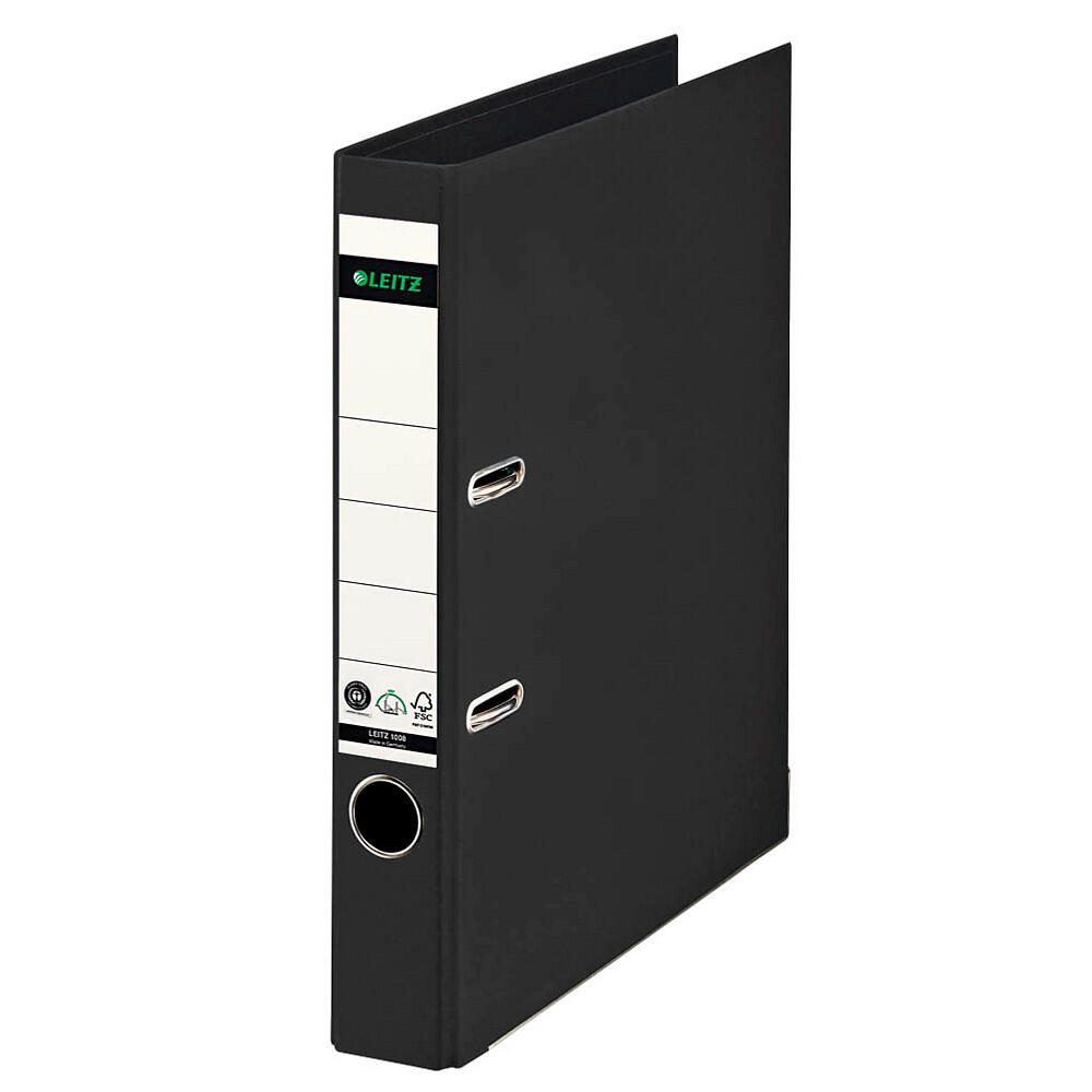 LEITZ 1008 Ordner Karton 5,2 cm DIN A4 - schwarz