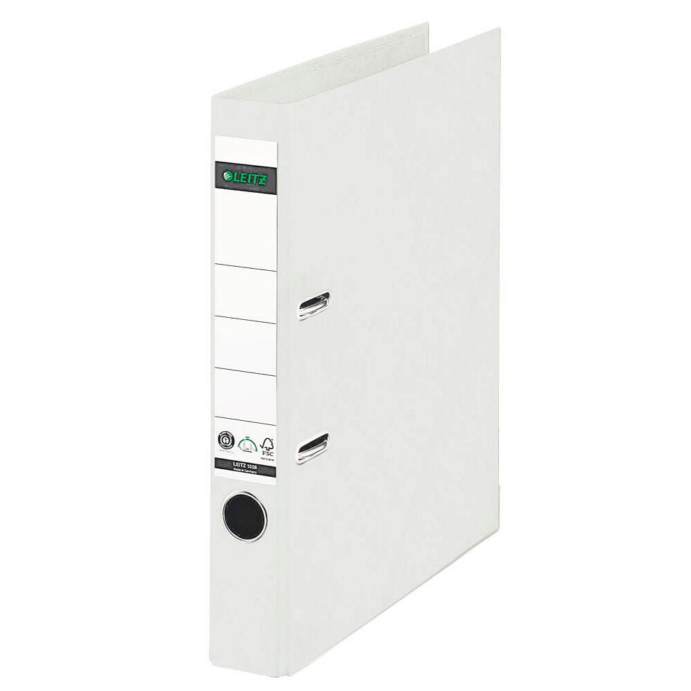 LEITZ 1008 Ordner Karton 5,2 cm DIN A4 - signalweiß