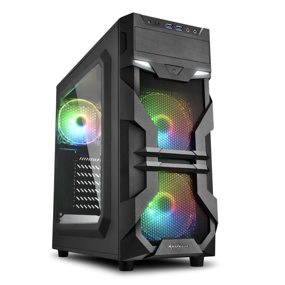 Sharkoon PC Gehäuse VG7-W RGB ATX schwarz