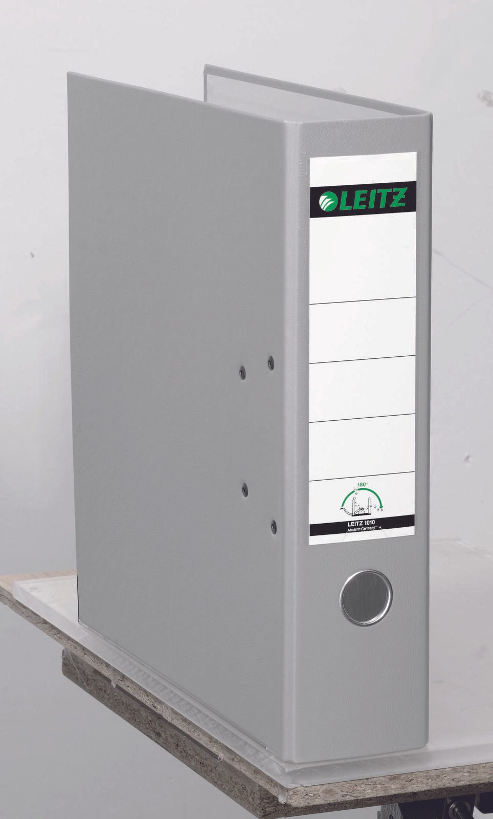 LEITZ Ordner Rückenbreite 8 cm DIN A4 Kunststoff grau