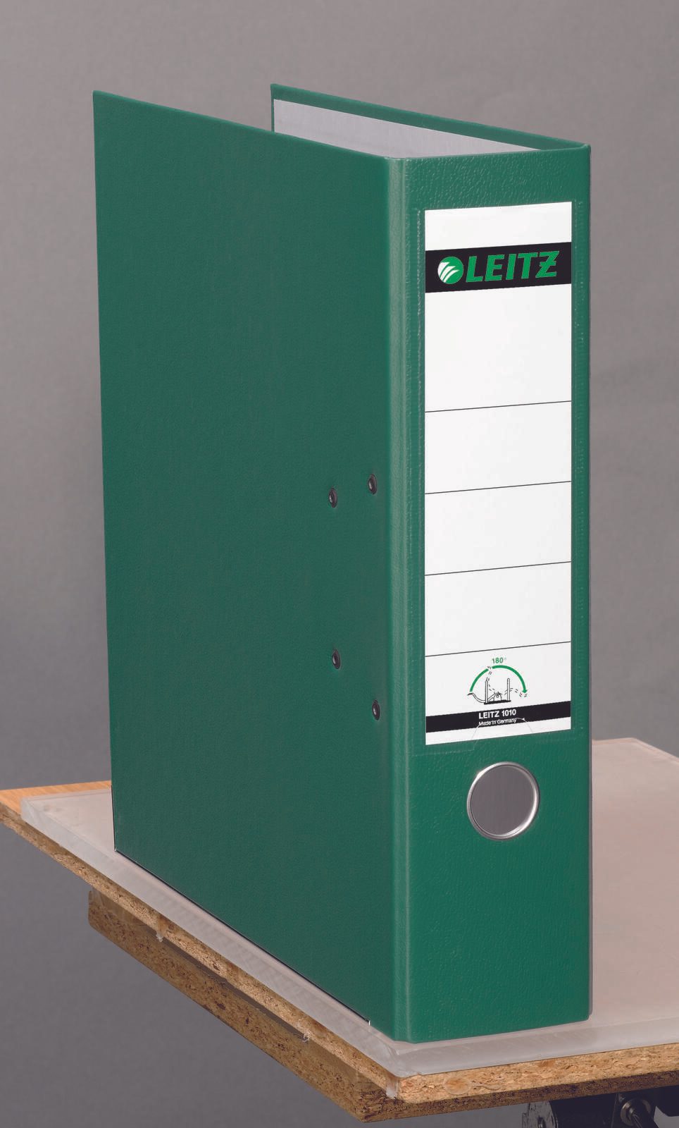 LEITZ Ordner Rückenbreite 8 cm DIN A4 Kunststoff grün