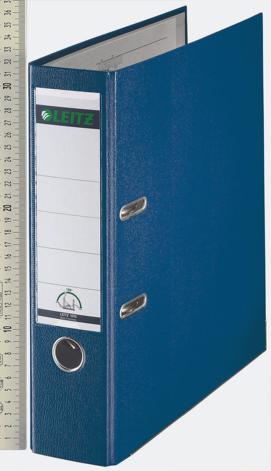 LEITZ Ordner Rückenbreite 8 cm DIN A4 Kunststoff blau