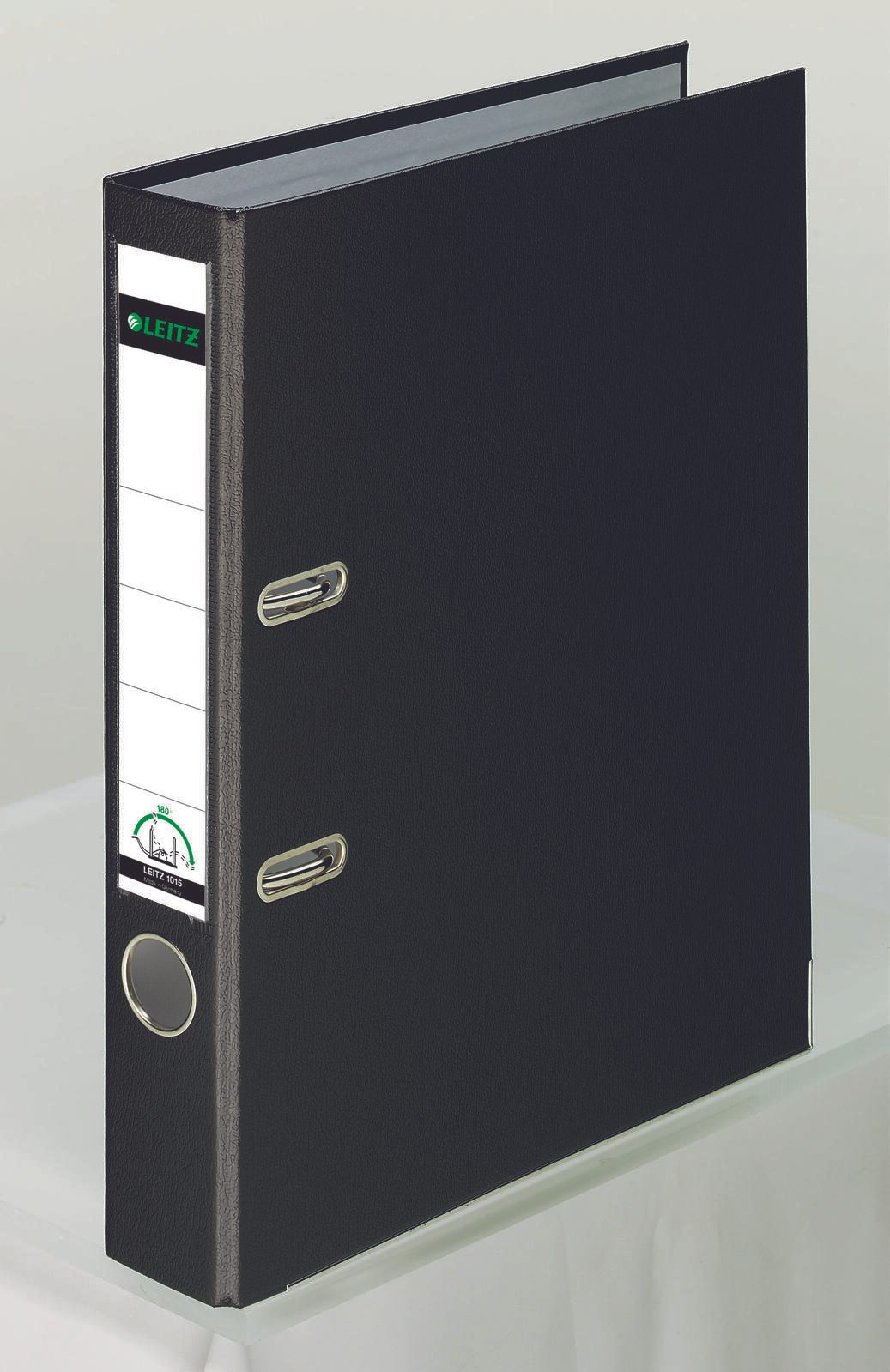 LEITZ Ordner Rückenbreite 5.2 cm DIN A4 Kunststoff schwarz