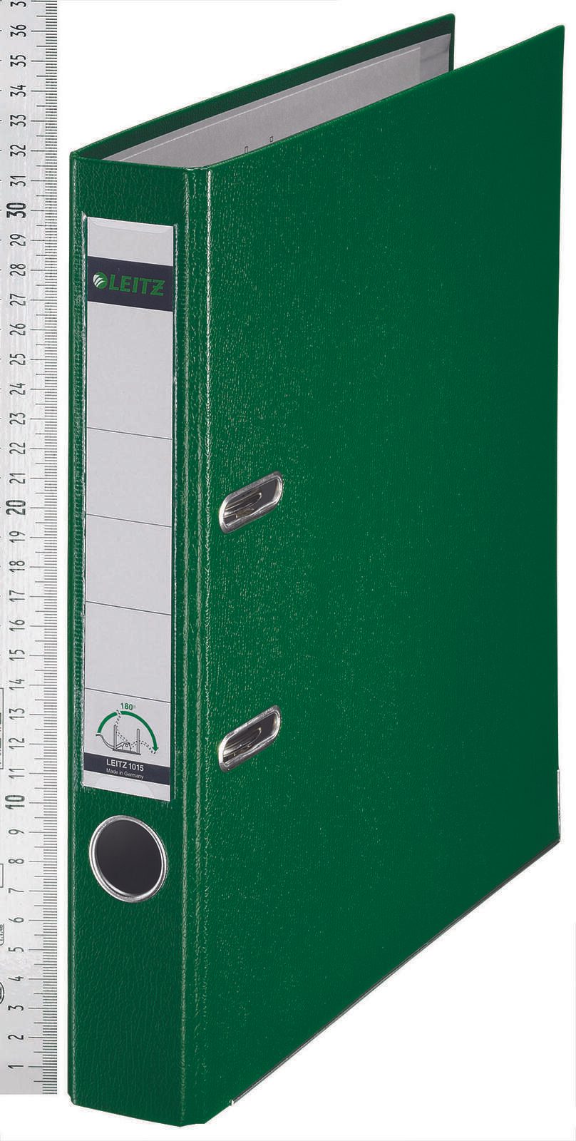 LEITZ Ordner Rückenbreite 5.2 cm DIN A4 Kunststoff grün