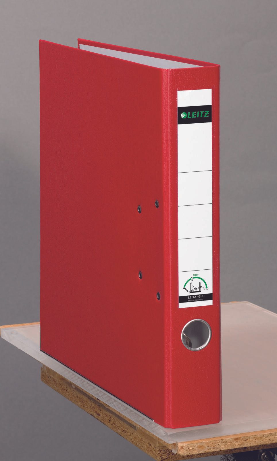LEITZ Ordner Rückenbreite 5.2 cm DIN A4 Kunststoff rot
