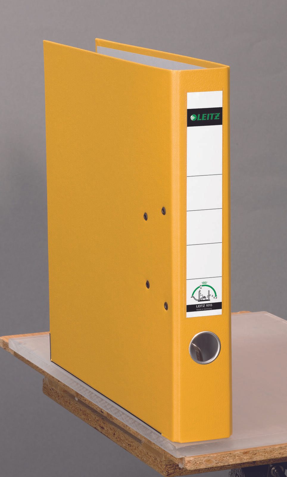 LEITZ Ordner Rückenbreite 5.2 cm DIN A4 Kunststoff gelb