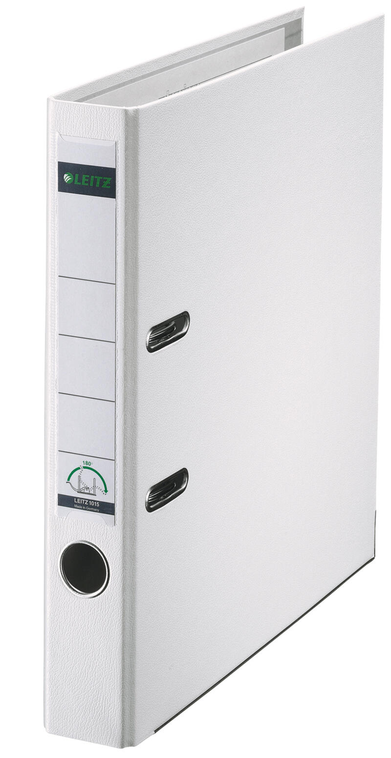 LEITZ Ordner Rückenbreite 5.2 cm DIN A4 Kunststoff weiß