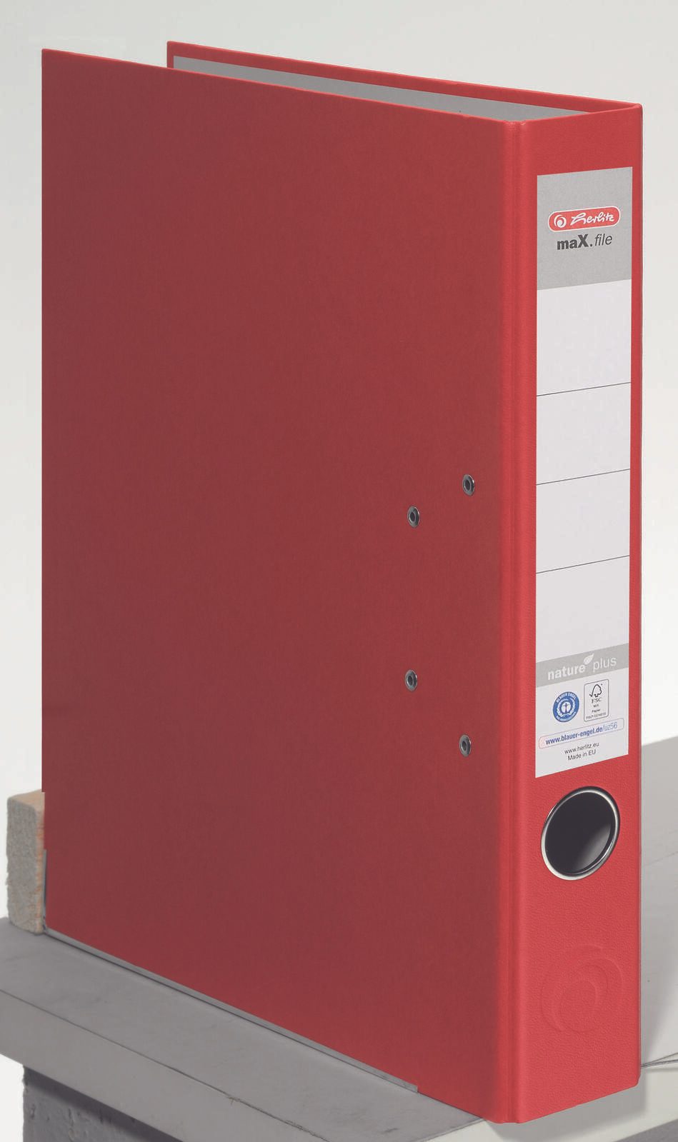 herlitz Ordner Rückenbreite 5 cm DIN A4 Karton rot