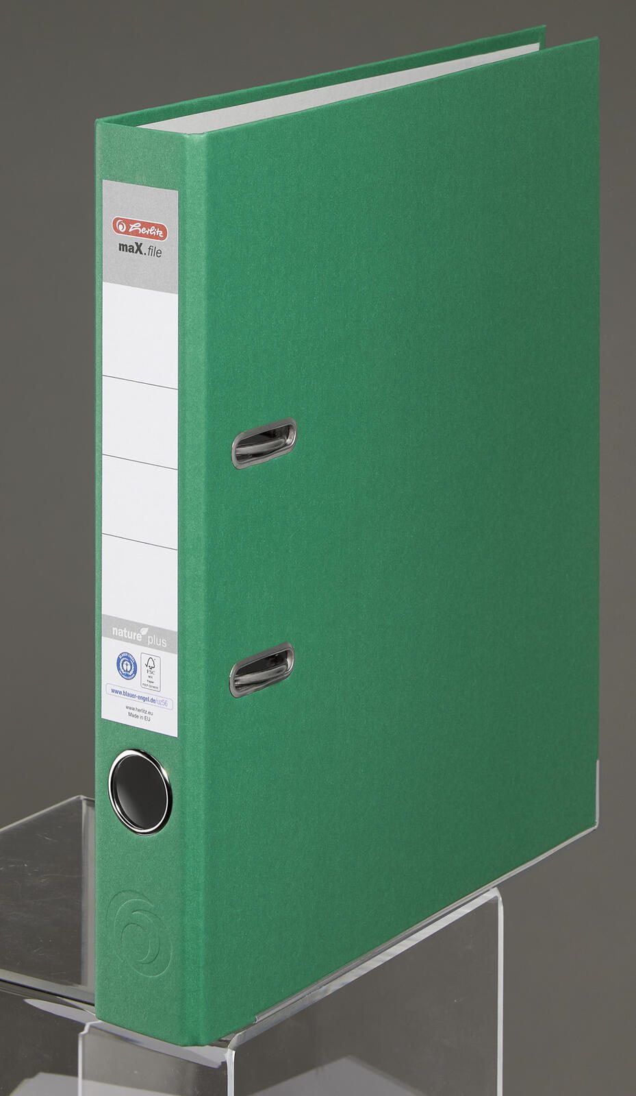 herlitz Ordner Rückenbreite 5 cm DIN A4 Karton grün