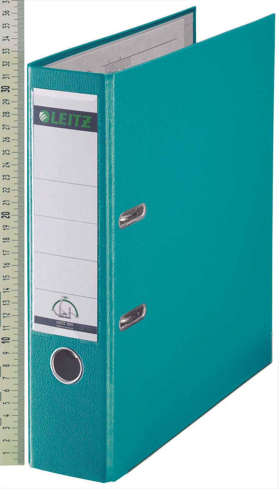 LEITZ Ordner Rückenbreite 8 cm DIN A4 Kunststoff türkis