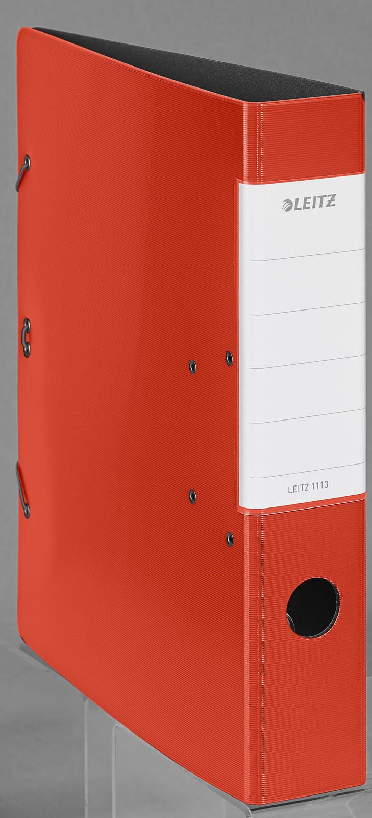 LEITZ Ordner Rückenbreite 6.2 cm DIN A4 Kunststoff hellrot