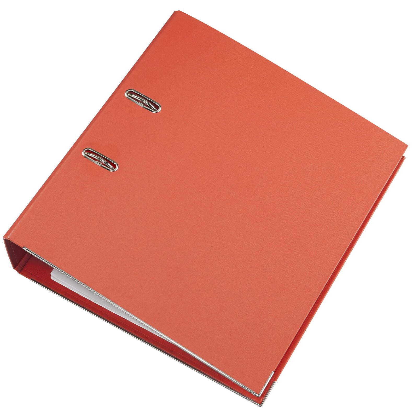 LEITZ Ordner Rückenbreite 8 cm DIN A4 Karton hellrot