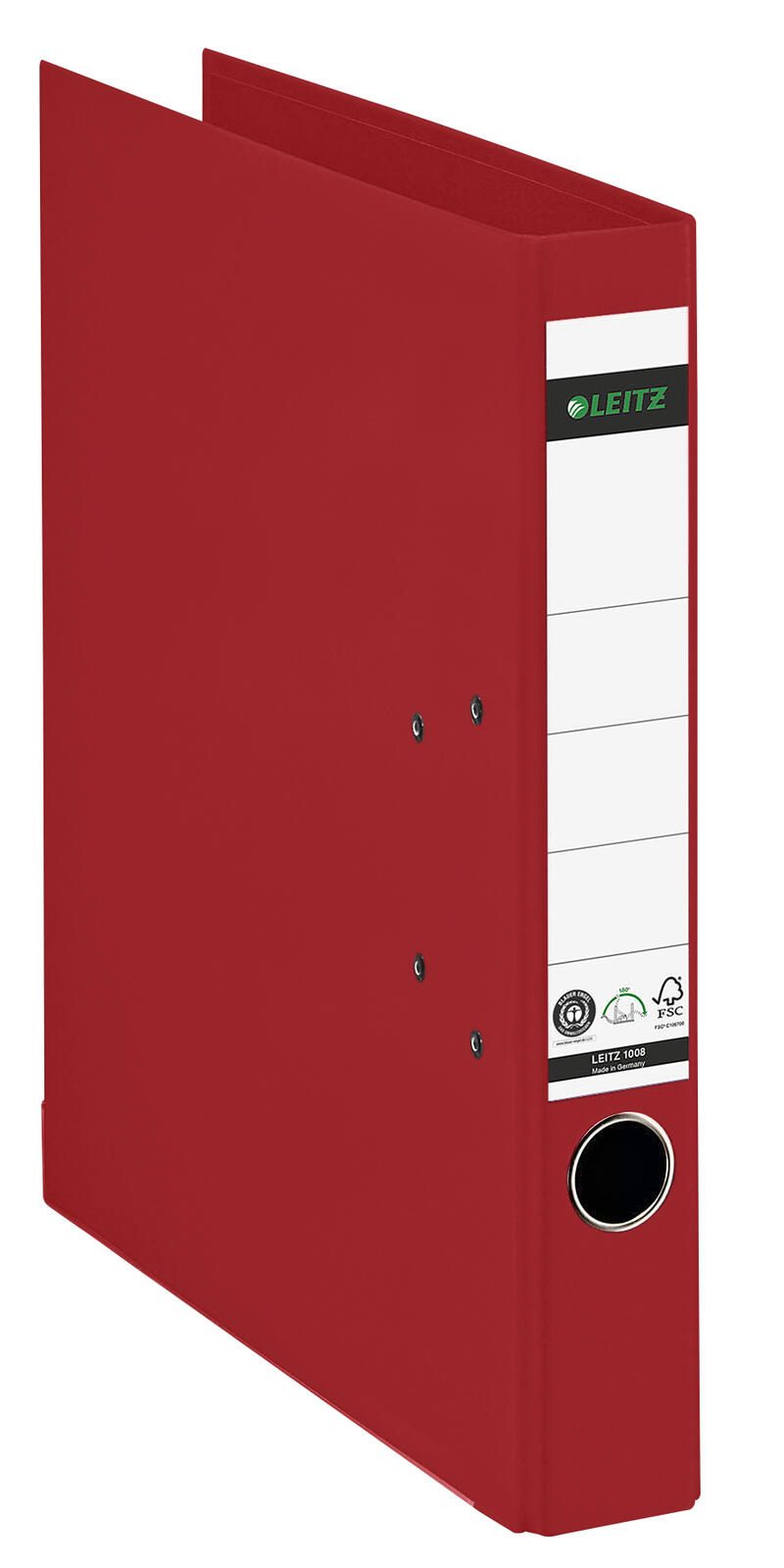 LEITZ Ordner Rückenbreite 5.2 cm DIN A4 Karton rot