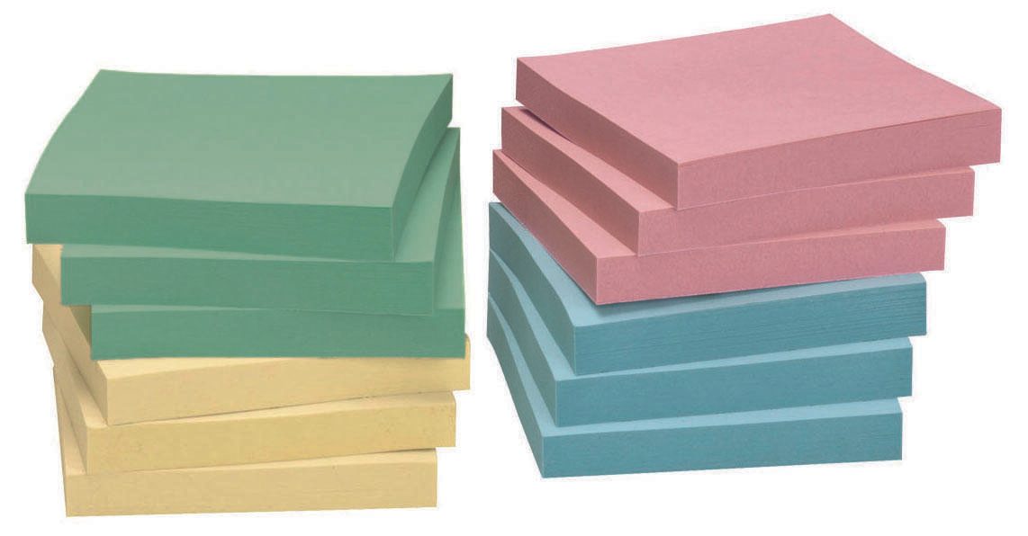 inFO Recycling Haftnotizen 7,5 x 7,5 cm