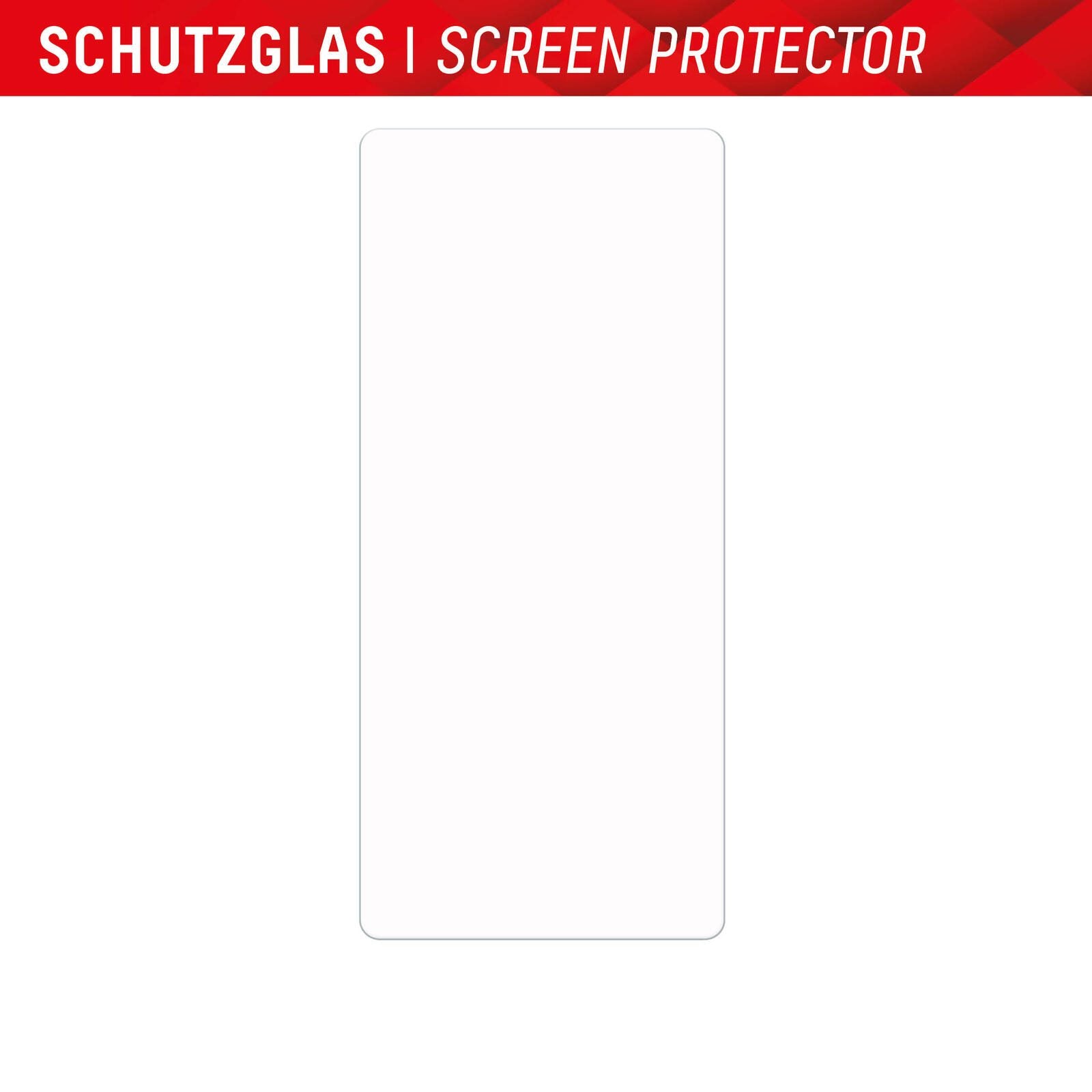 DISPLEX Panzerglas (10H, 2D) für Google Pixel 7, Eco-Montagerahmen, kratzer-resistent