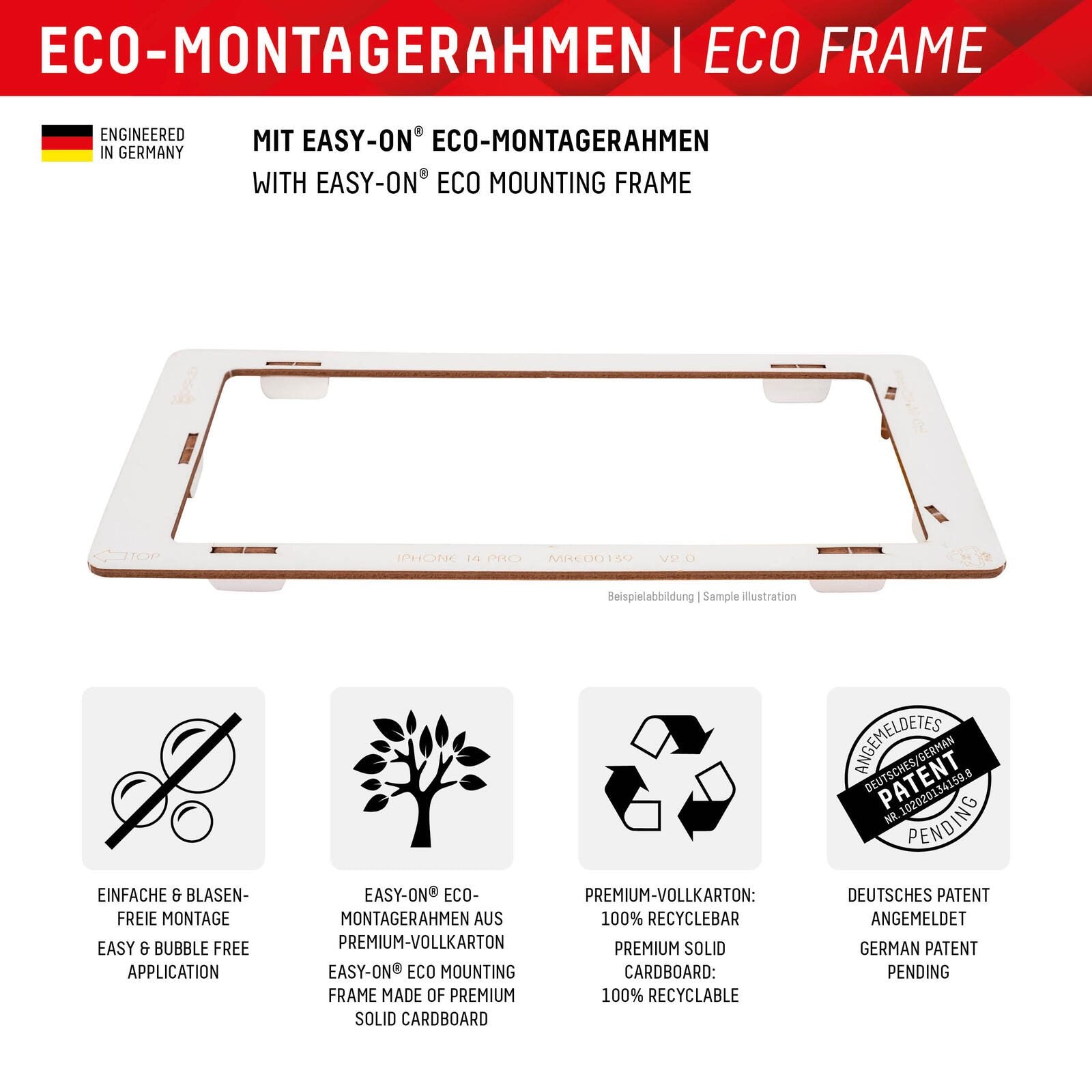 DISPLEX Panzerglas + Schutzhülle für Google Pixel 7a, Eco-Montagerahmen, kratzer-resistent