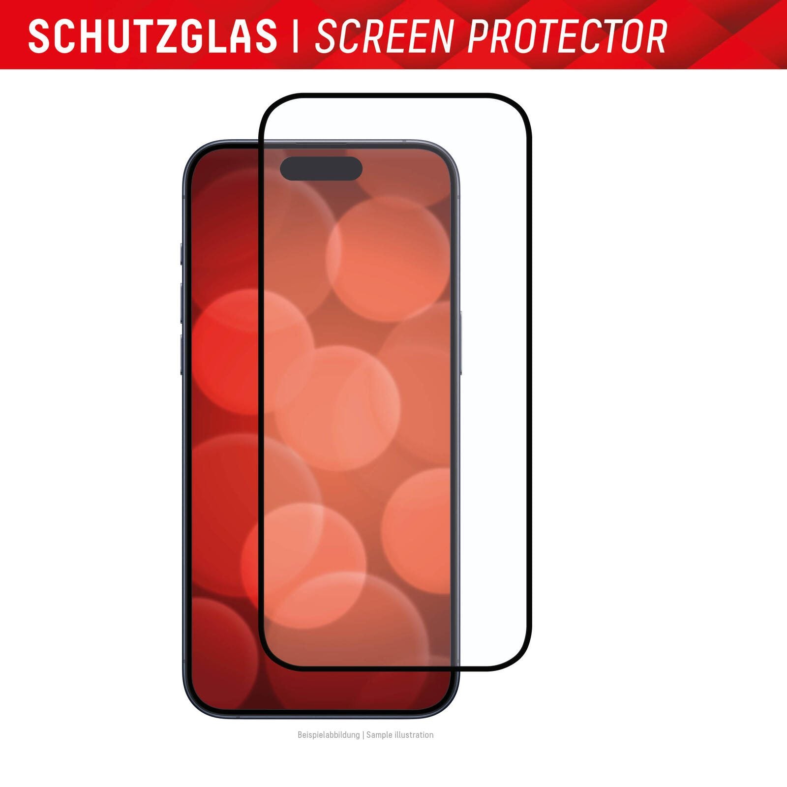DISPLEX Panzerglas (10H) für Apple iPhone 15/15 Pro