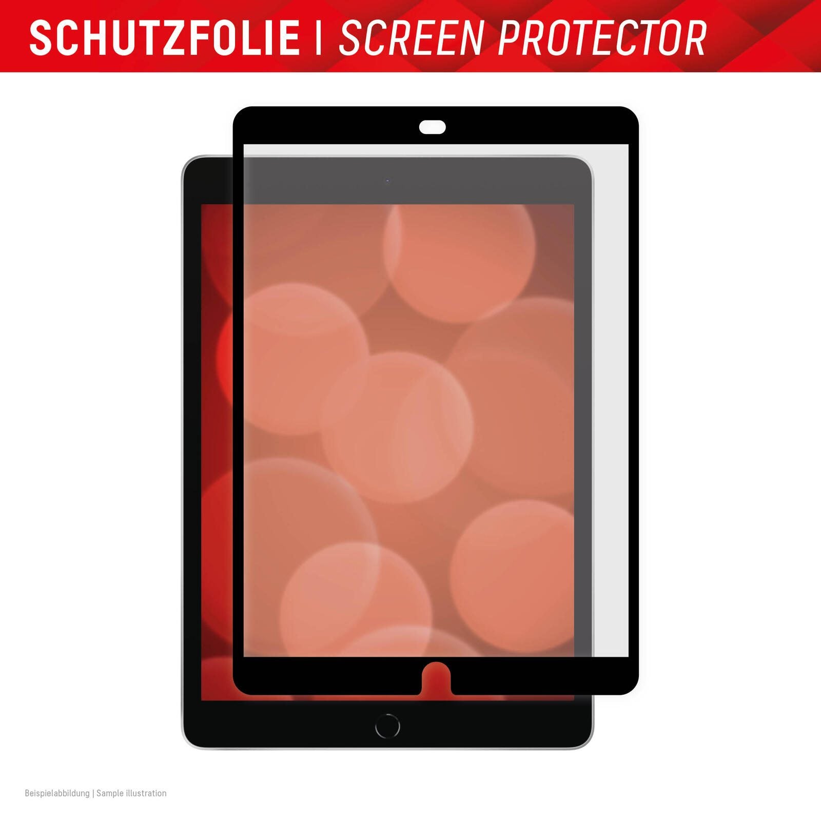 DISPLEX TABLET PAPERSENSE für iPad (7./8./9. Gen.)/Air (3. Gen.), wiederablösbare Schreibfolie und Zeichenfolie mit Pape