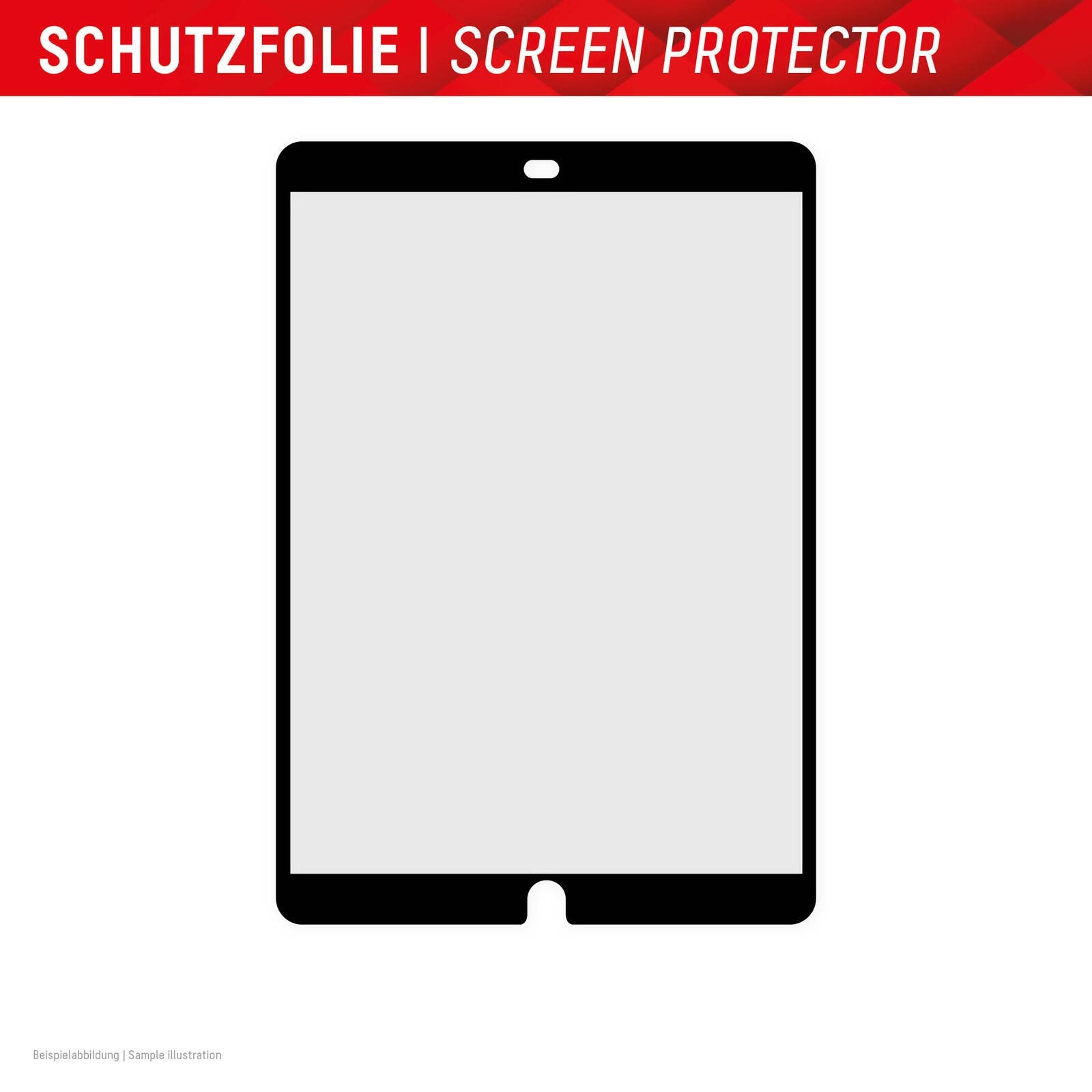 DISPLEX TABLET PAPERSENSE für iPad (7./8./9. Gen.)/Air (3. Gen.), wiederablösbare Schreibfolie und Zeichenfolie mit Pape