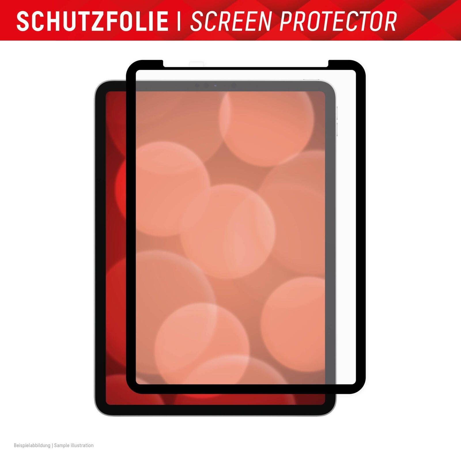 DISPLEX TABLET PAPERSENSE für iPad Pro 11'' (1./2./3./4. Gen.)/Air (4./5. Gen.), wiederablösbare Schreibfolie und Zeiche
