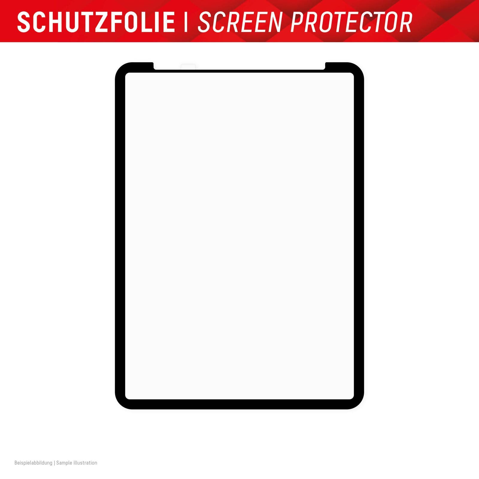 DISPLEX TABLET PAPERSENSE für iPad Pro 11'' (1./2./3./4. Gen.)/Air (4./5. Gen.), wiederablösbare Schreibfolie und Zeiche