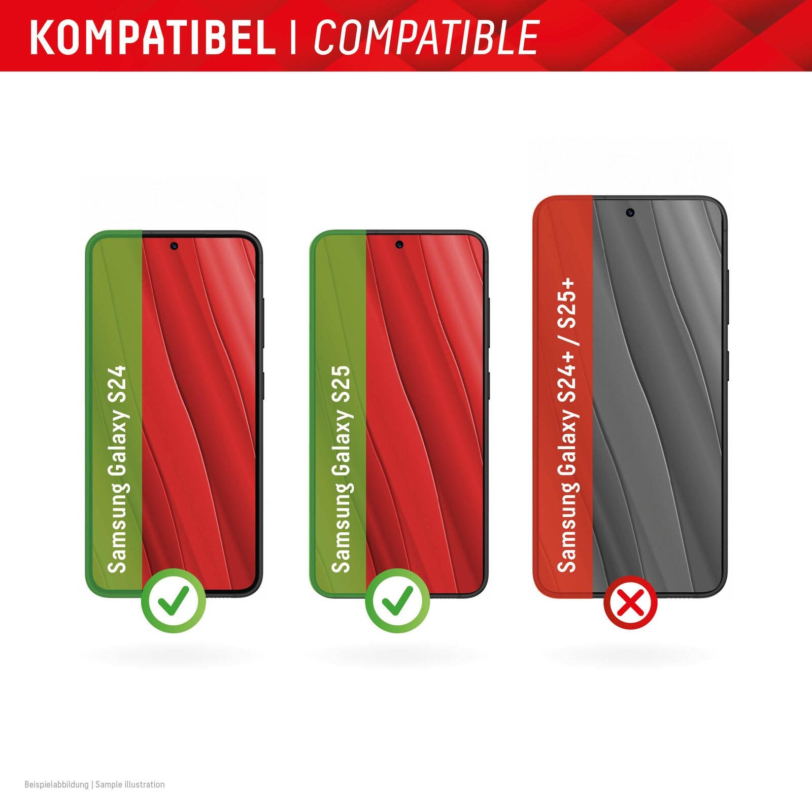 DISPLEX Smart Glass (9H) für Samsung Galaxy S24/S25