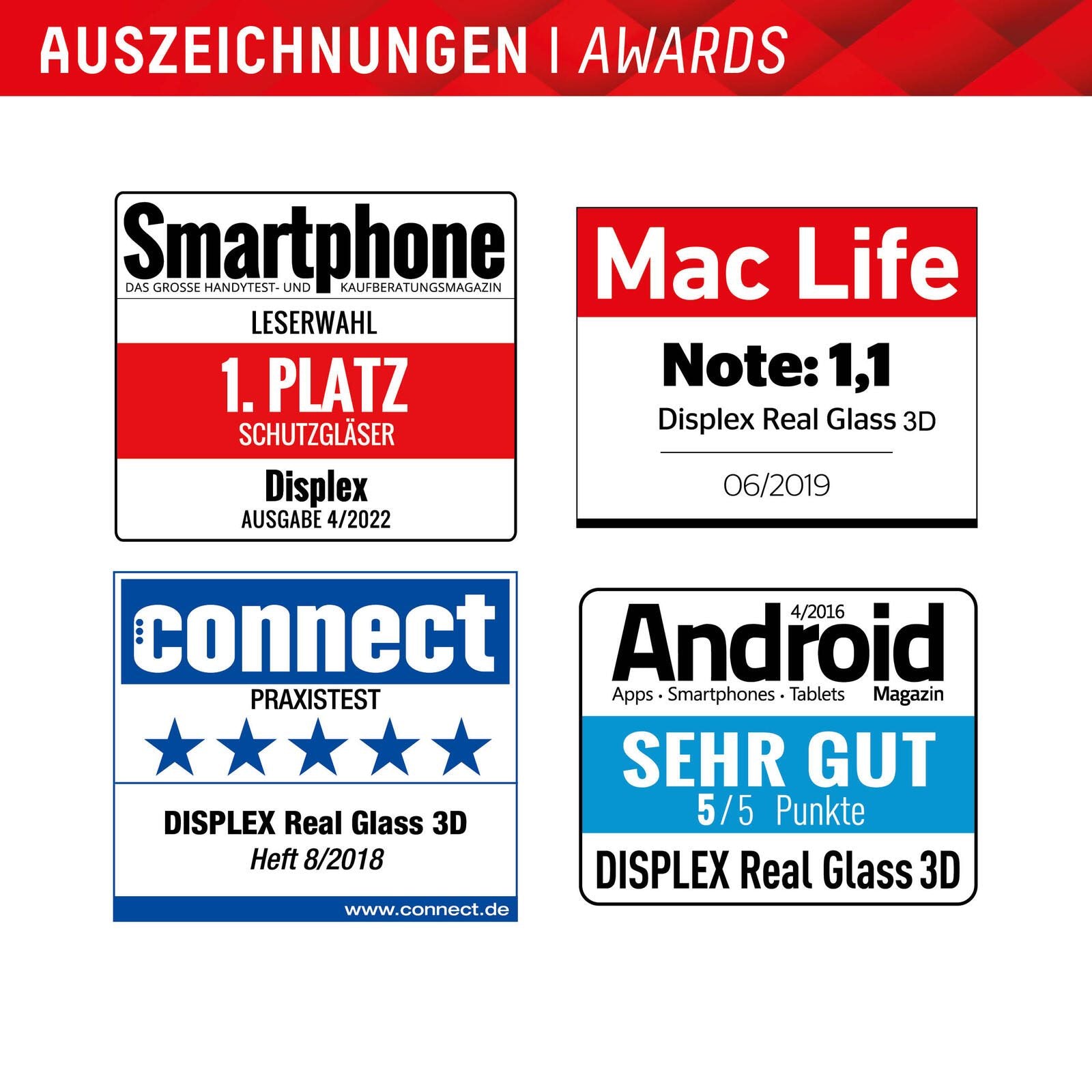 DISPLEX Full Cover Panzerglas (10H) für Samsung Galaxy A35/A55 5G