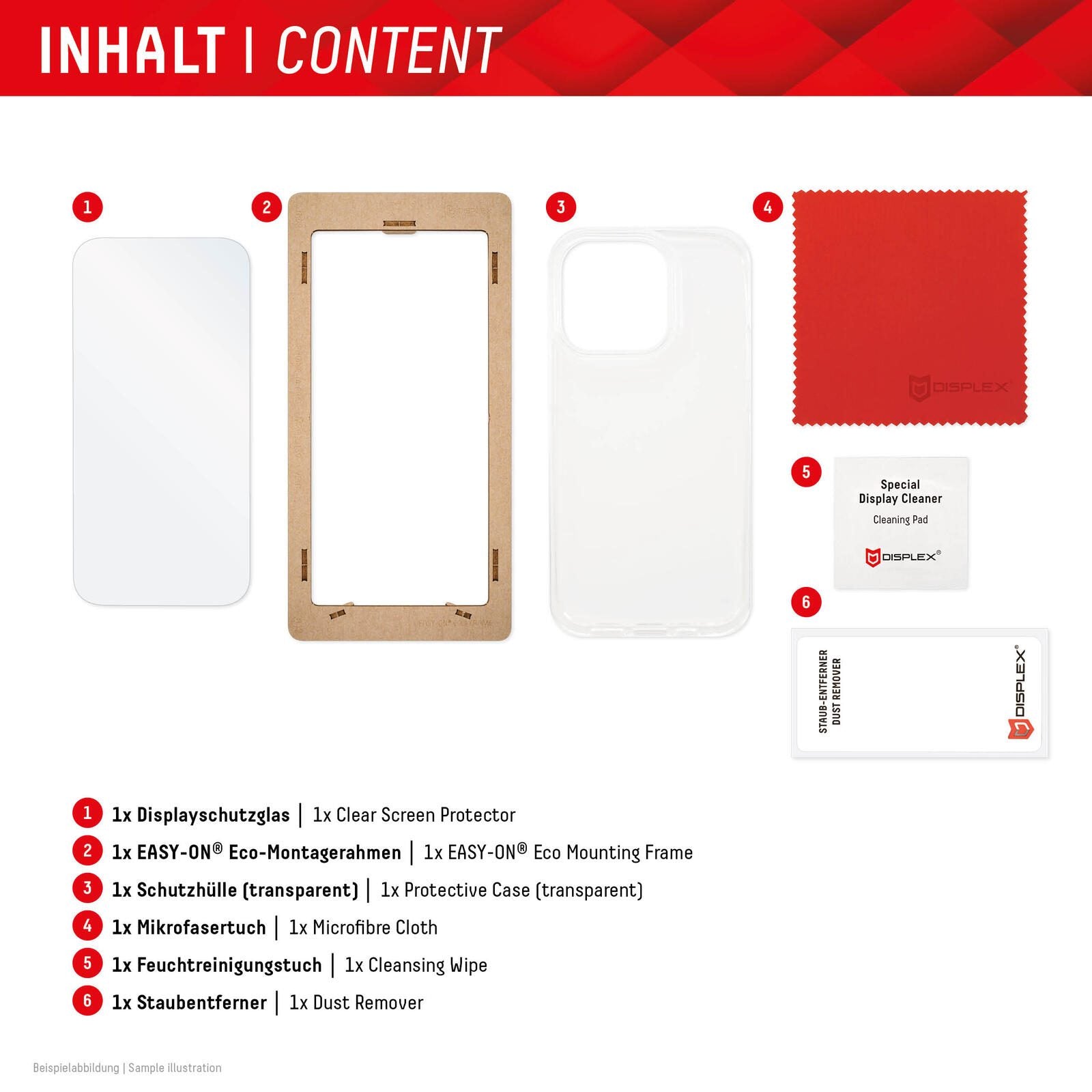 DISPLEX Panzerglas (10H) + Schutzhülle für Samsung Galaxy A55 5G