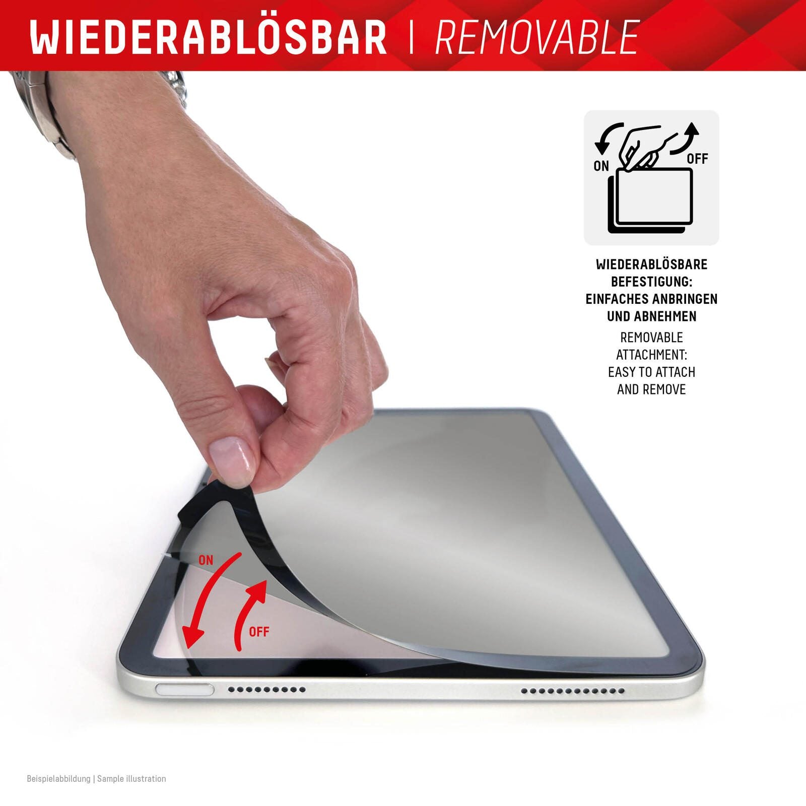 DISPLEX TABLET PRIVACY SAFE Blickschutzfilter für iPad Pro 11'' (2024)