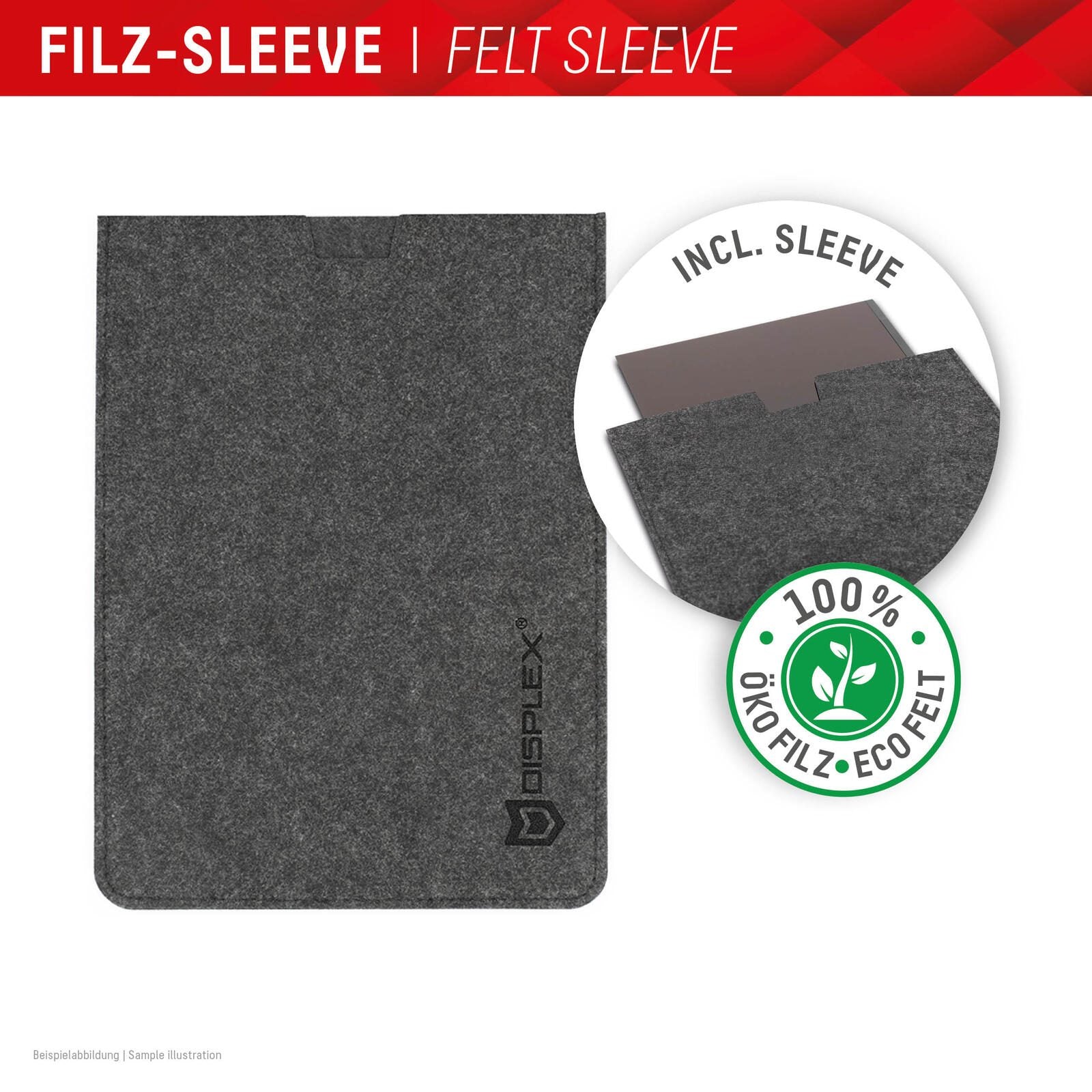 DISPLEX PRIVACY SAFE Wiederablösbarer 2-Wege Blickschutzfilter für Laptop/ Notebook (randlos/frameless) 15,6'' (16:9)