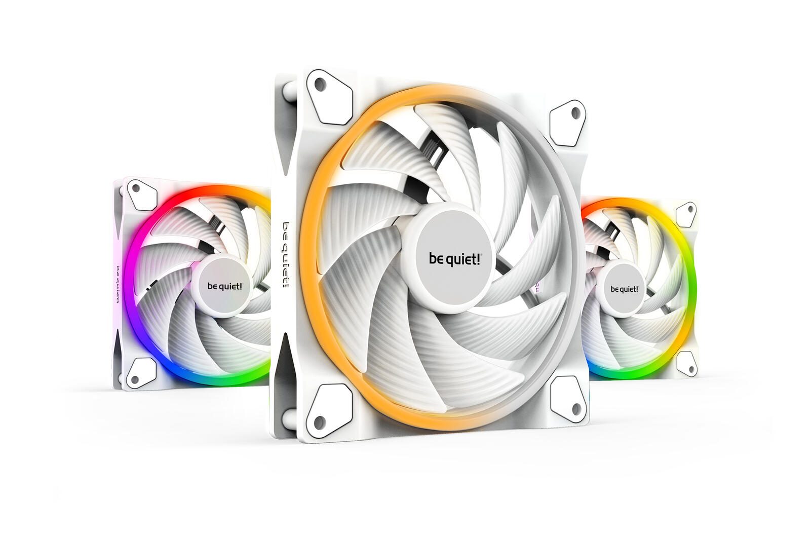 be quiet Lüfter Light Wings White Triple Pack 140mm PWM High-Speed weiß