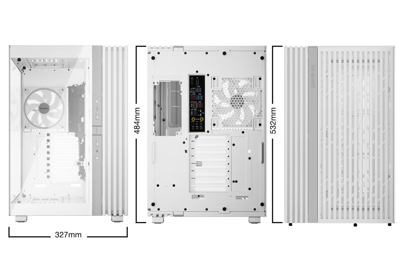 be quiet PC Gehäuse Light Base 900 FX E-ATX weiß