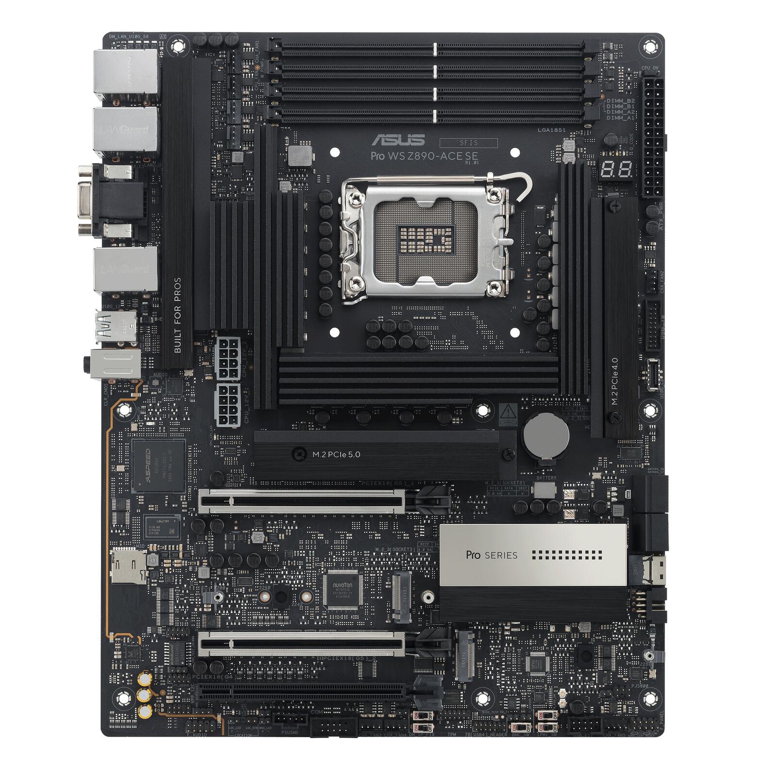ASUS PRO WS Z890-ACE SE Workstation Mainboard Sockel Intel LGA 1851