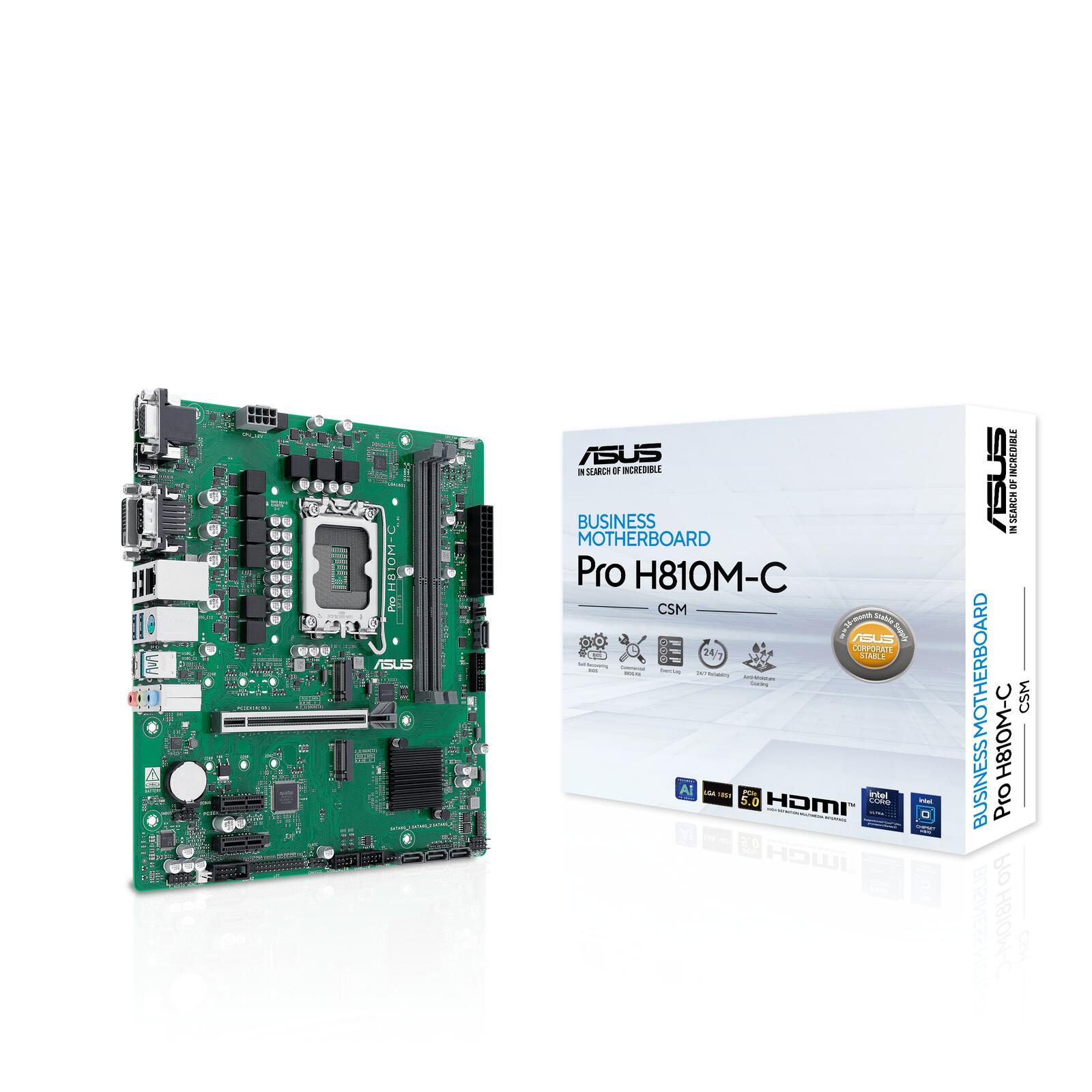 ASUS PRO H810M-C-CSM Business Mainboard