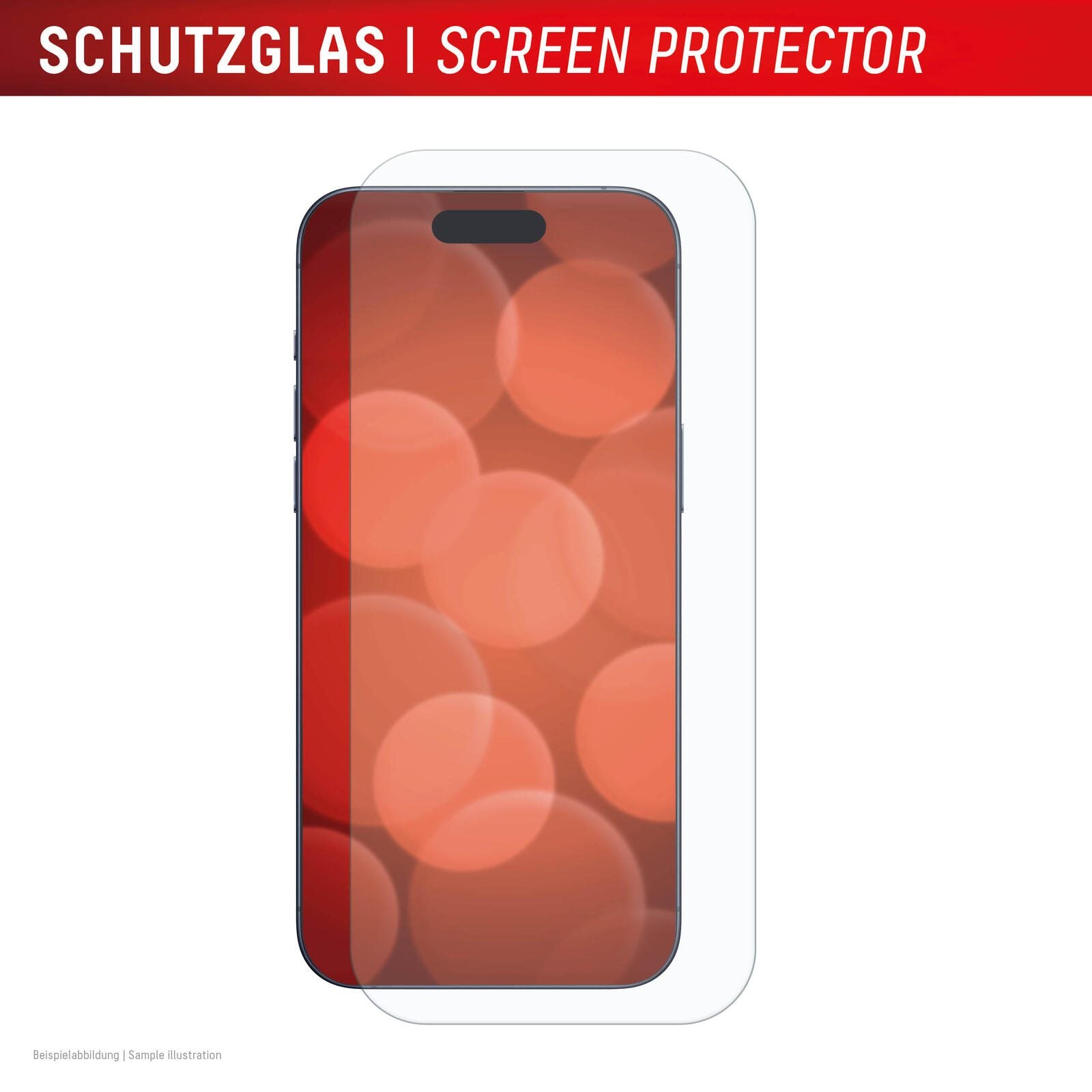 DISPLEX Panzerglas (10H) + Schutzhülle für Apple iPhone 16 Pro