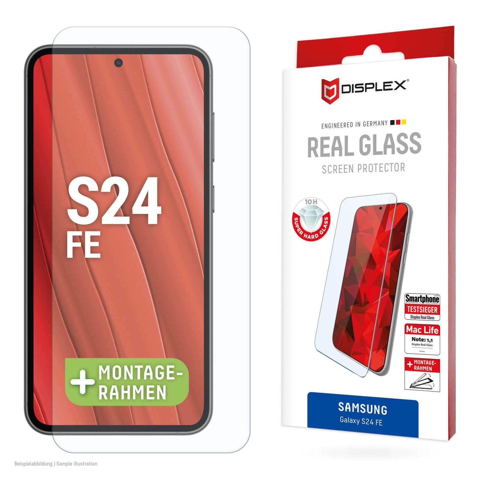 DISPLEX Schutzglas für Samsung Galaxy S24 FE