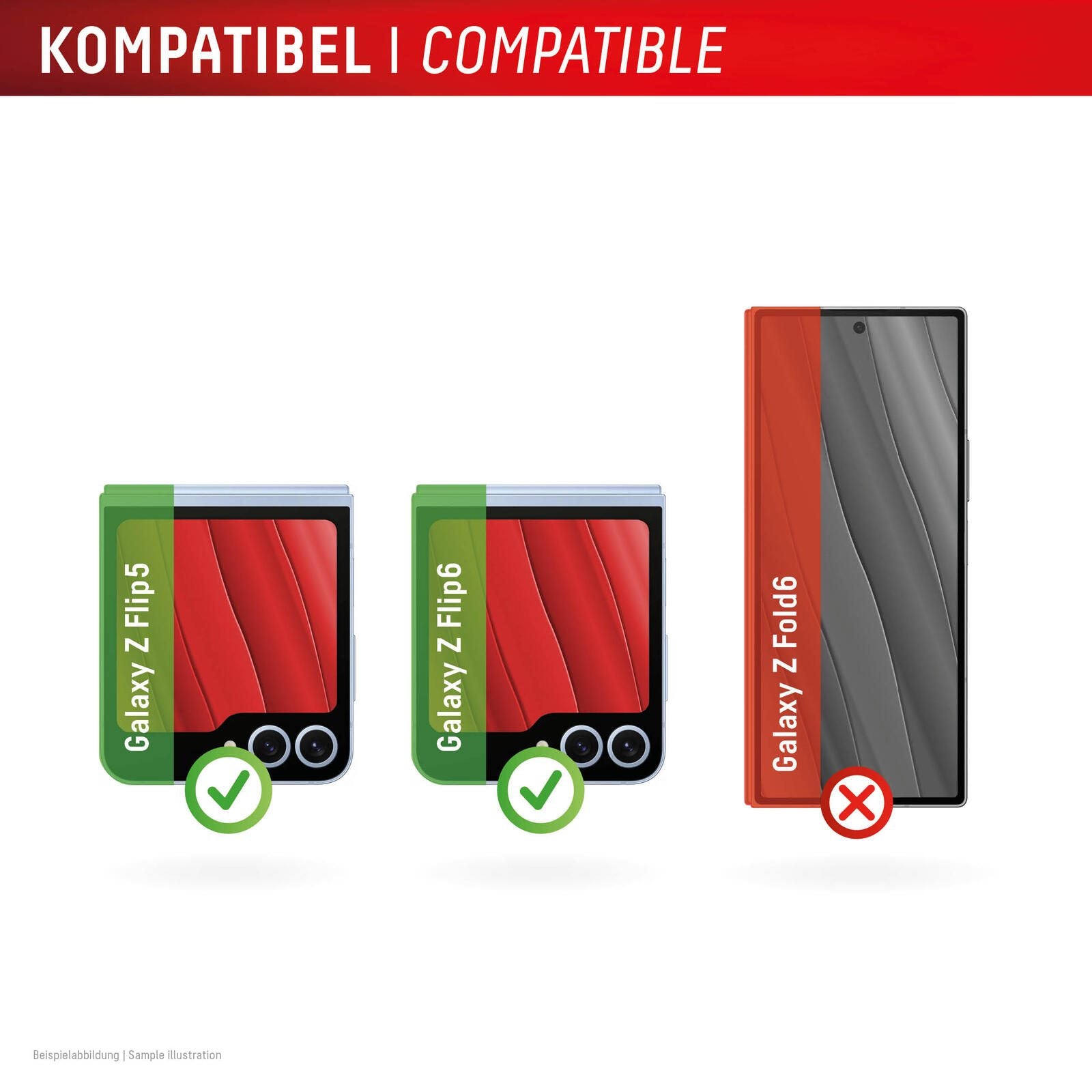 DISPLEX Smart Glass Samsung Galaxy Z Flip5, Z Flip6