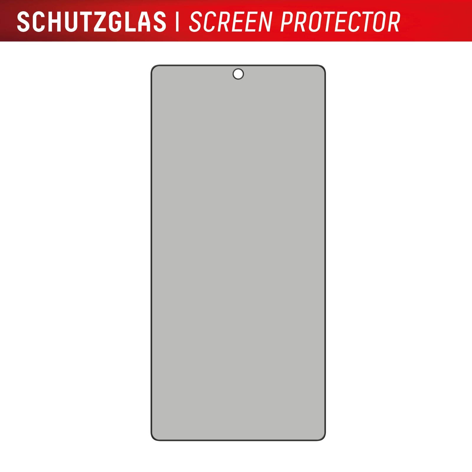DISPLEX Privacy Full Cover Panzerglas (10H) für Samsung Galaxy S25 Ultra