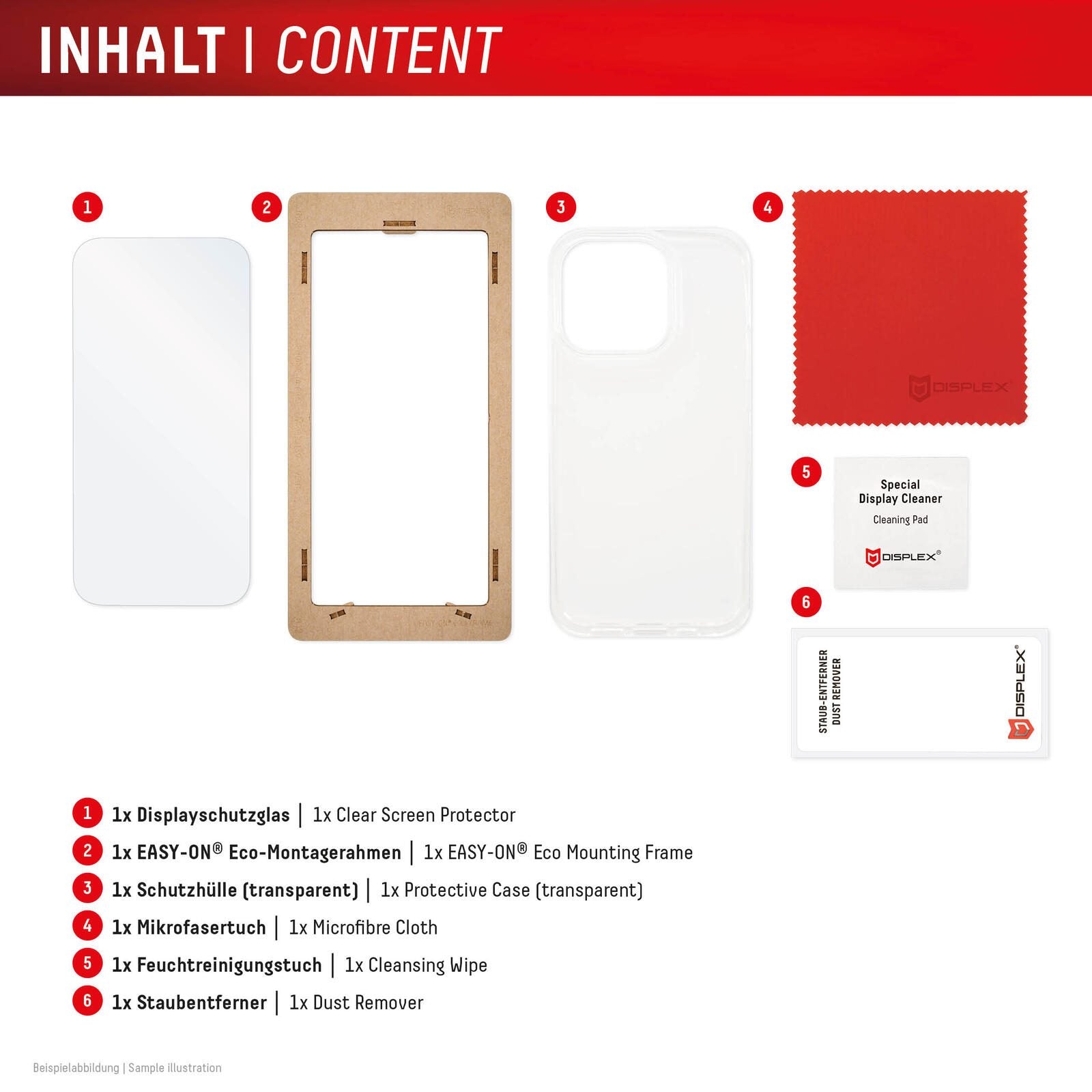 DISPLEX Panzerglas (10H) + Schutzhülle für Samsung Galaxy S25 Ultra