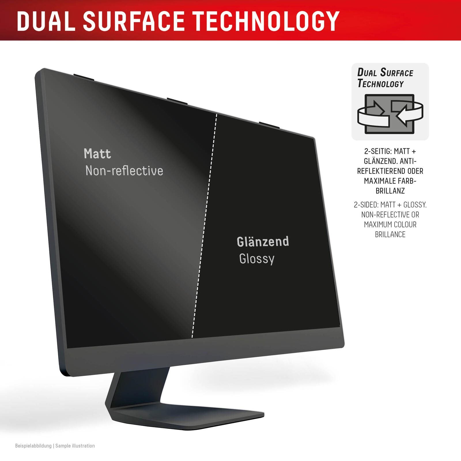 DISPLEX PRIVACY SAFE Blickschutzfilter für Desktop Monitor 27'' (16:9)