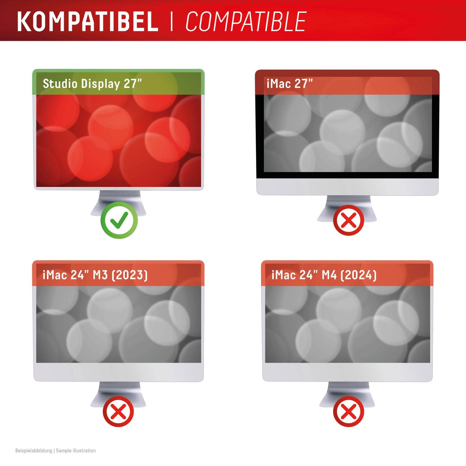 DISPLEX PRIVACY SAFE Blickschutzfilter für Apple Studio Display 27 Zoll