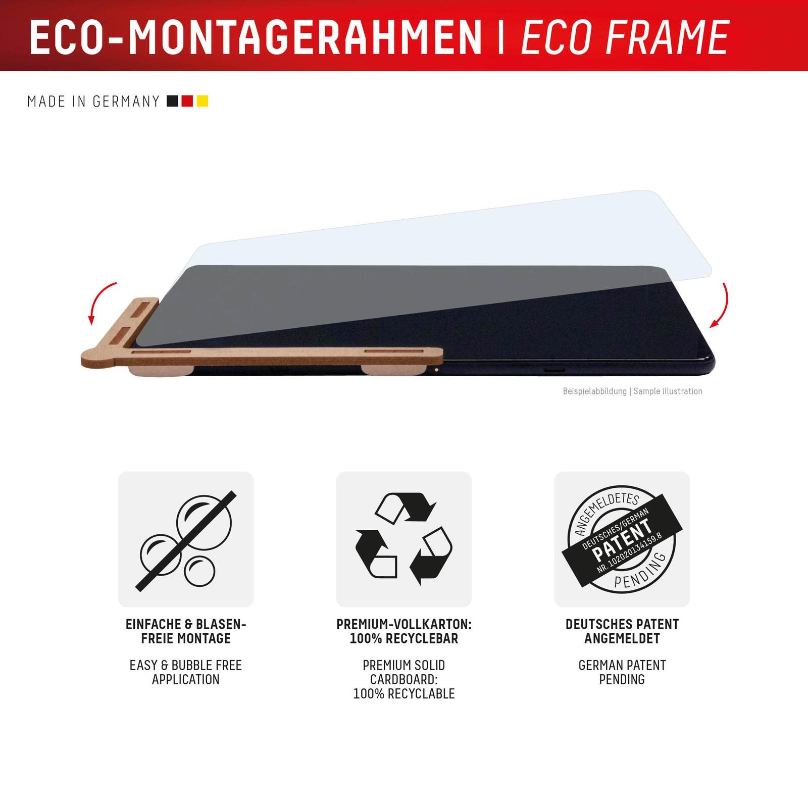 DISPLEX Tablet Glass (9H) für Samsung Galaxy Tab S10 FE+
