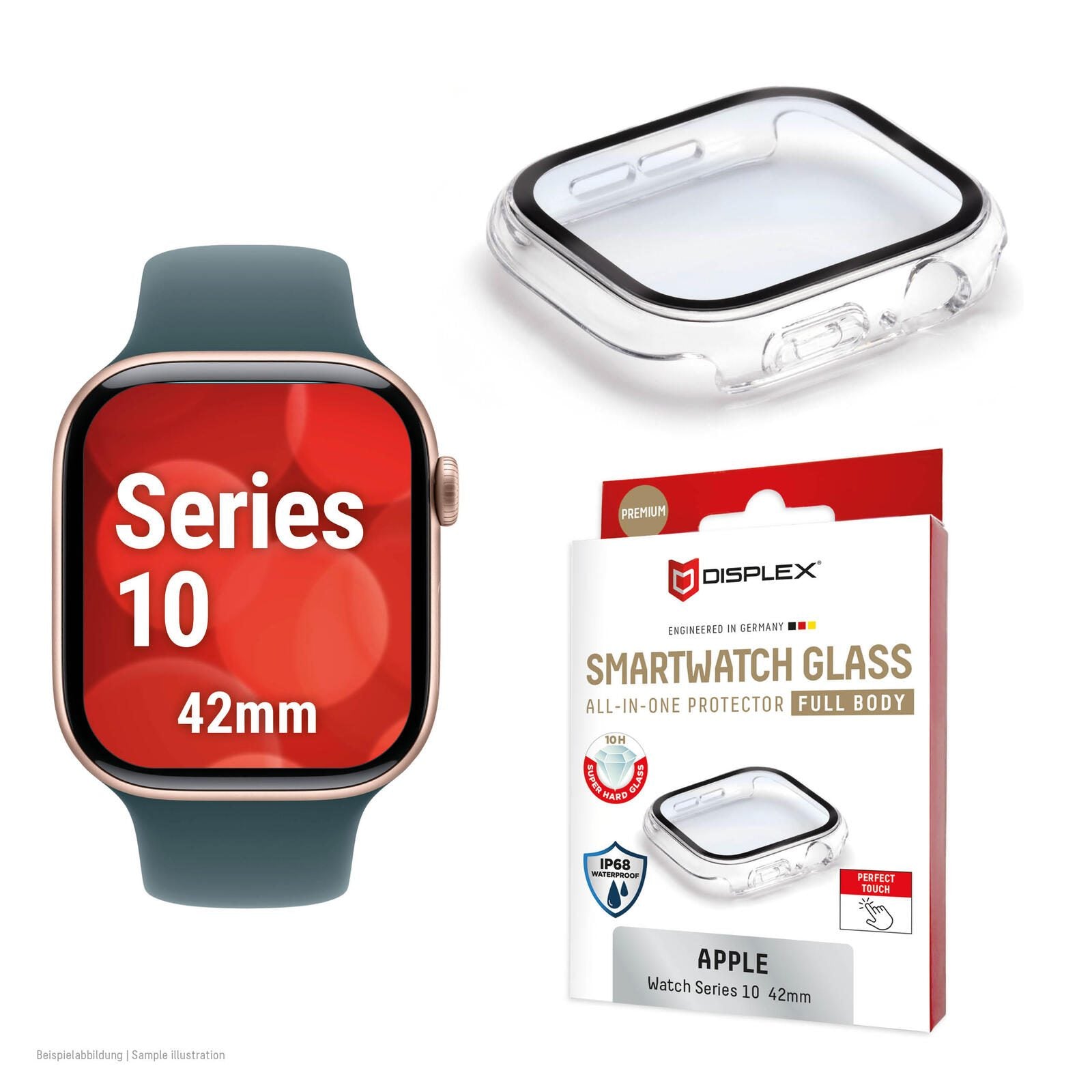 DISPLEX 10H Panzerglas für Apple Watch 10 (42mm)