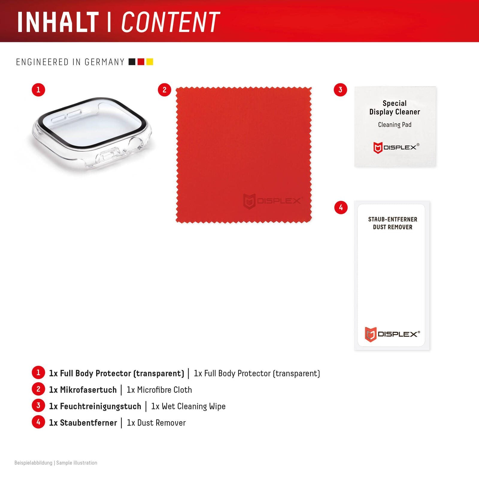 DISPLEX 10H Panzerglas für Apple Watch 10 (42mm)